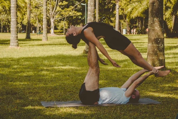 best yoga moves with a partner photo