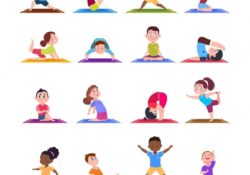 Yoga Poses Cartoon