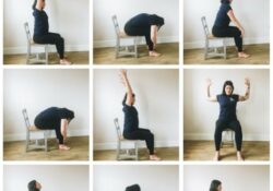 Yoga Poses Sun Salutation With Chair