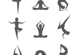 Yoga Poses Vector