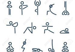 Yoga Positions Drawing