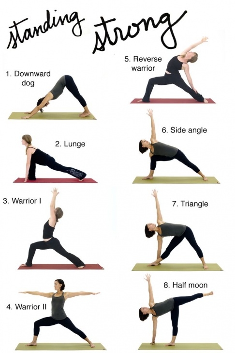 easy standing yoga poses for beginners picture