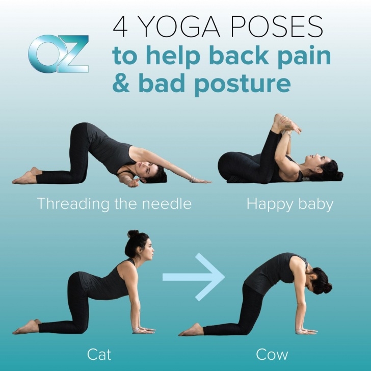 easy yoga poses on back photo