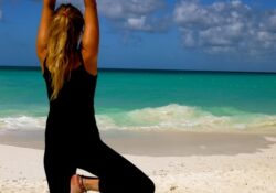 Yoga Poses On The Beach