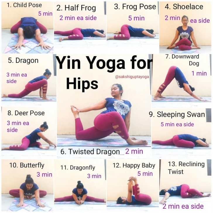 fun and easy yin yoga sequence hips picture