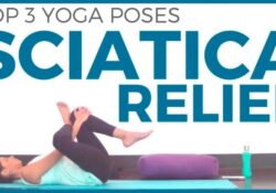 guide of yoga poses for sciatica images
