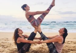 Yoga Poses With Three People