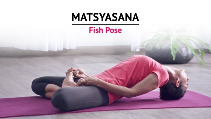 most important yoga poses images of matsyasana photo