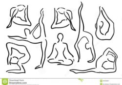 Yoga Poses Drawing