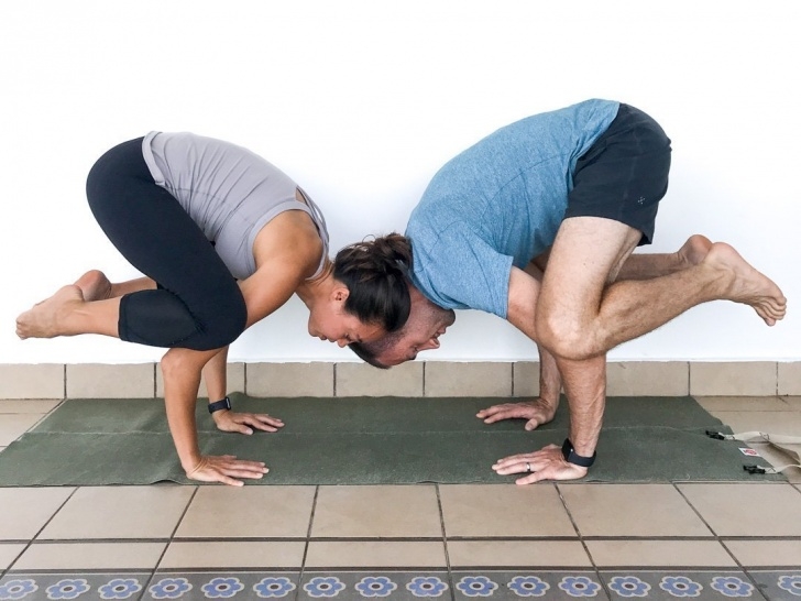 popular couples yoga poses challenge pictures