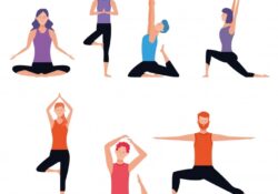 Yoga Poses Clipart