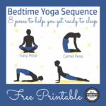 Simple Yoga Poses Before Bed Images